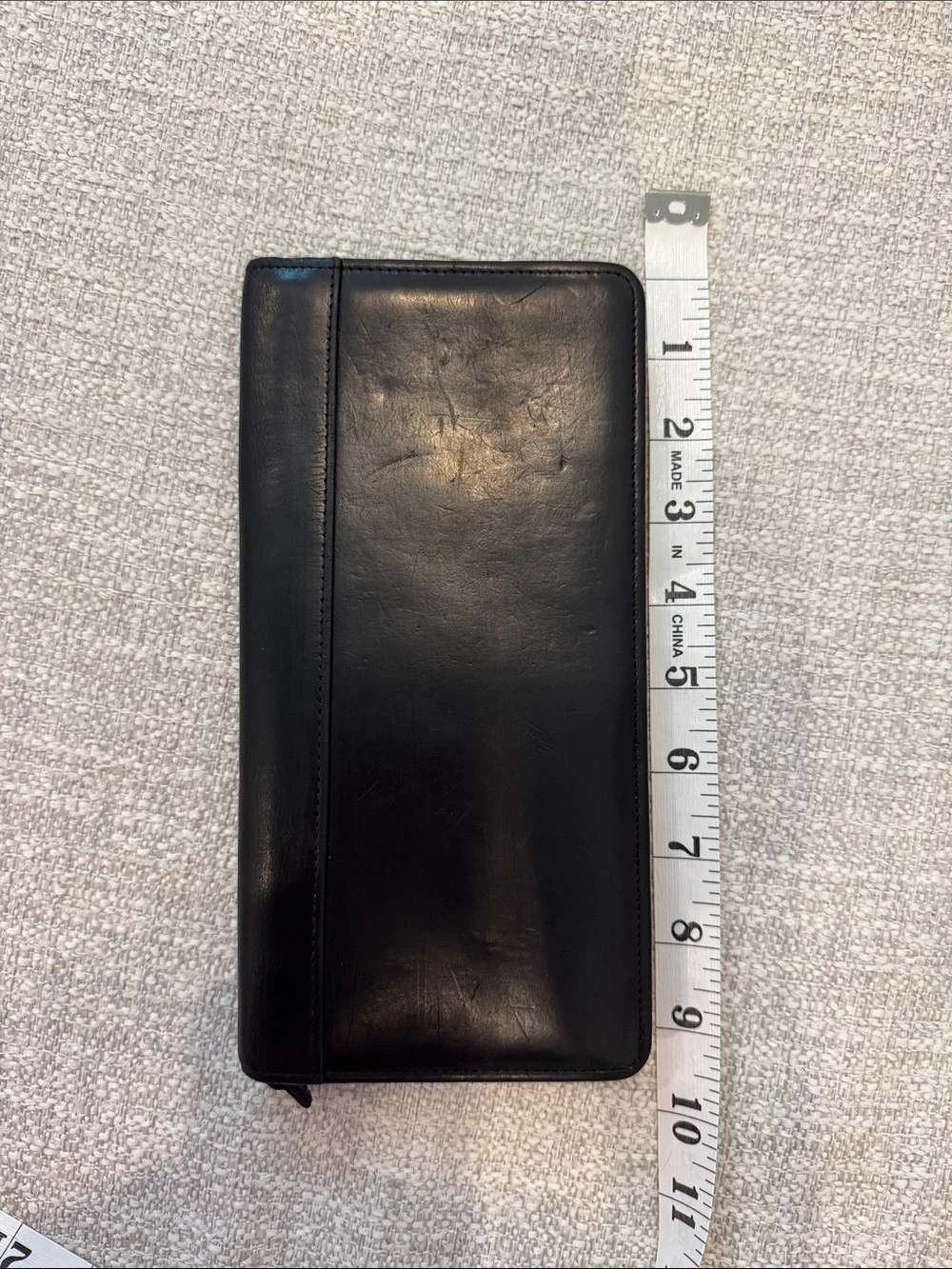 COACH Vintage 90’s Black Leather Men's Travel passport Wallet